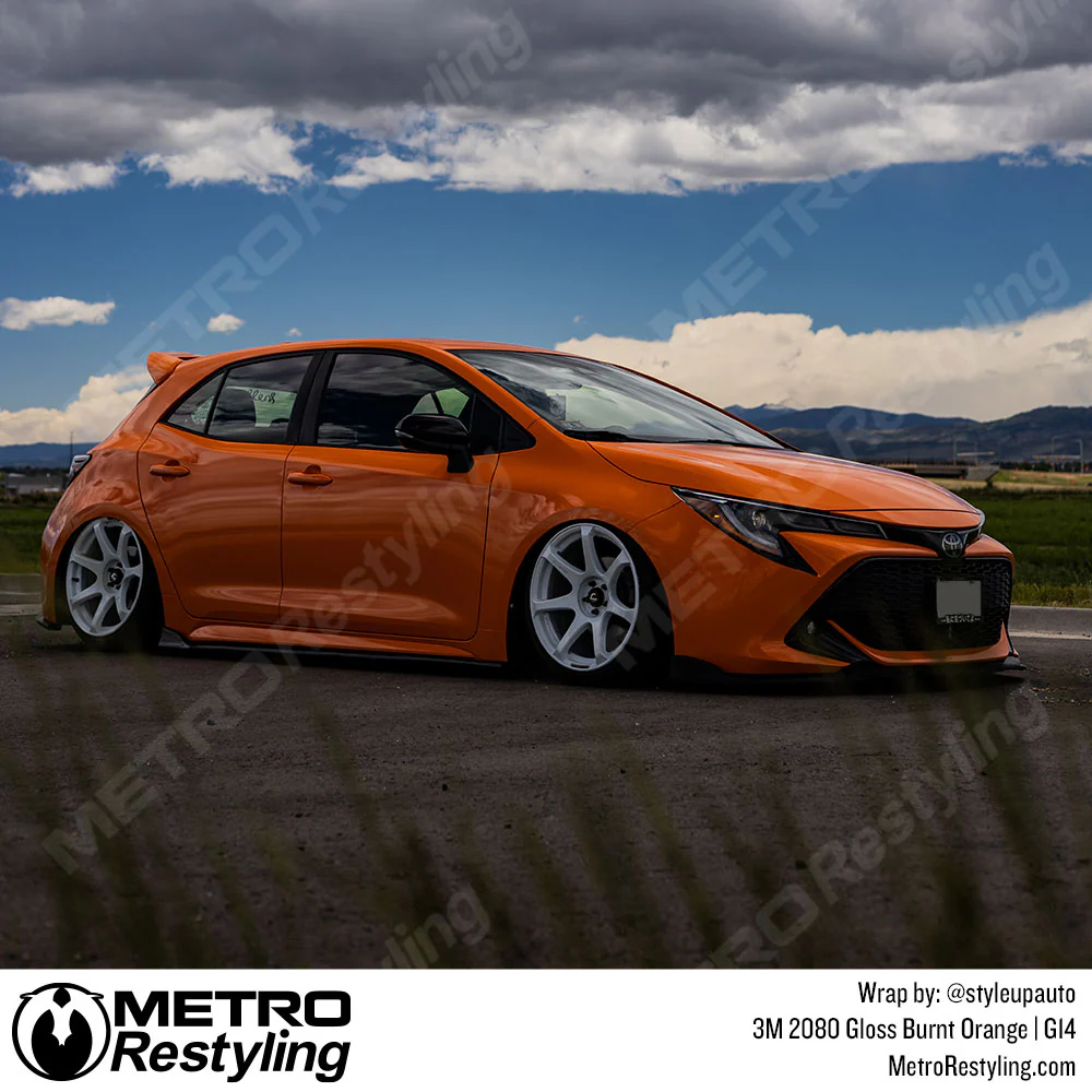 3M 2080 Gloss Burnt Orange Vinyl Wrap | G14 - Image 9