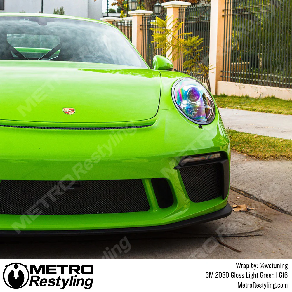 3M 2080 Gloss Light Green Vinyl Wrap | G16 - Image 16