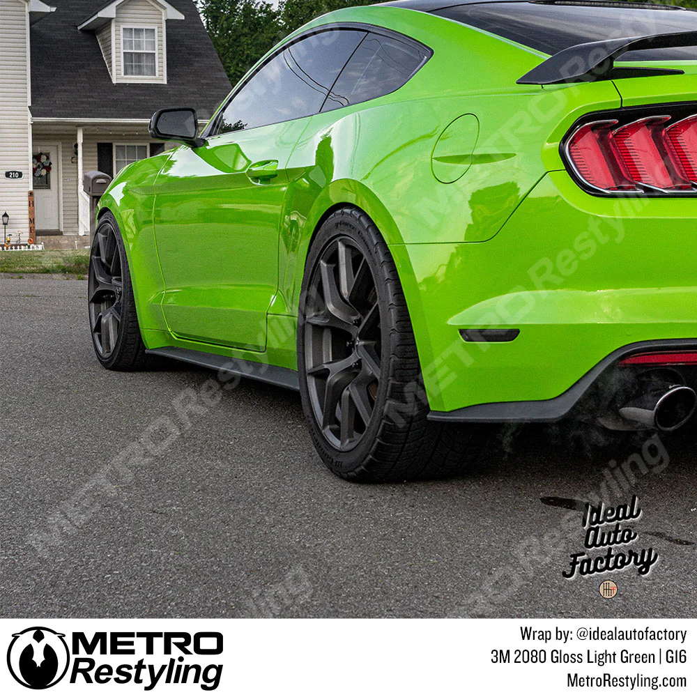 3M 2080 Gloss Light Green Vinyl Wrap | G16 - Image 8