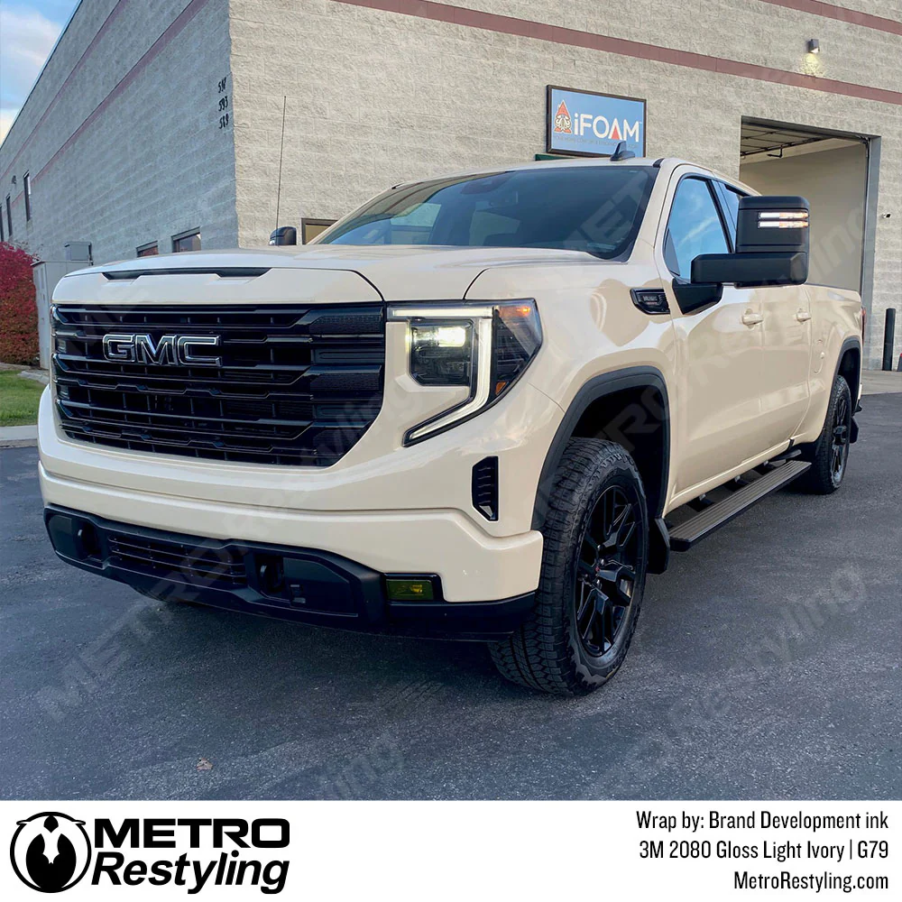 3M 2080 Gloss Light Ivory Vinyl Wrap | G79 - Image 17
