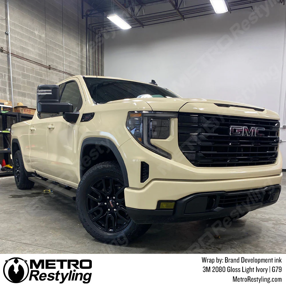 3M 2080 Gloss Light Ivory Vinyl Wrap | G79 - Image 18