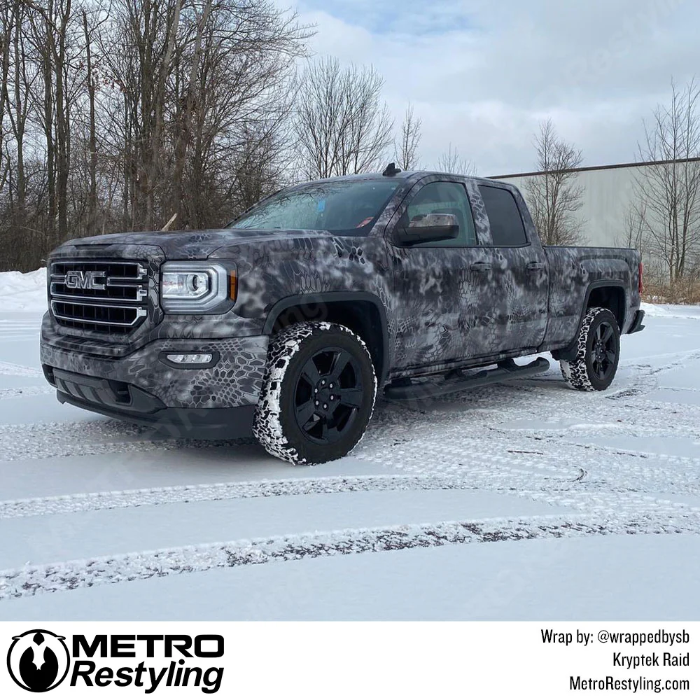 Kryptek Raid Camouflage Vinyl Wrap Film - Image 12