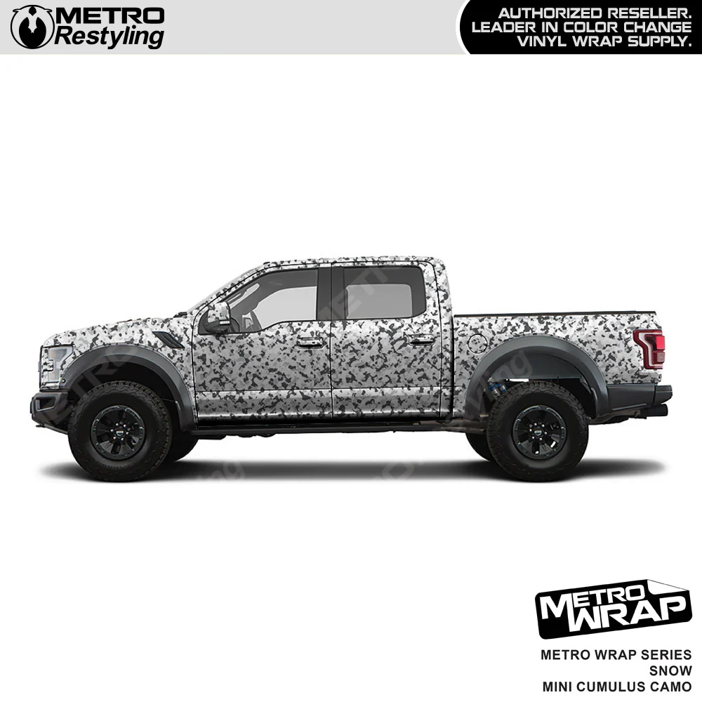 Metro Wrap Mini Cumulus Snow Camouflage Vinyl Film - Image 3